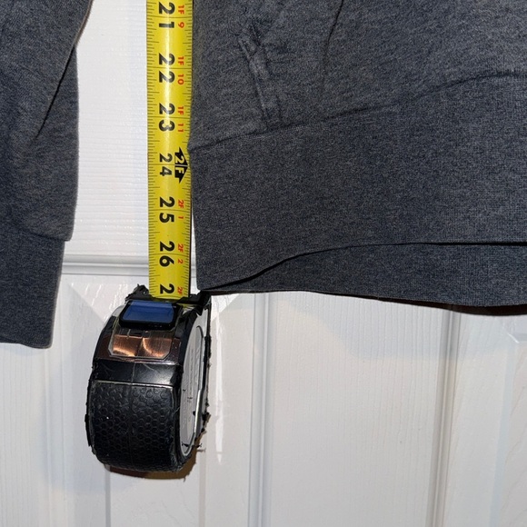 Adidas Men's Charcoal Hoodie - Picture 3 of 4